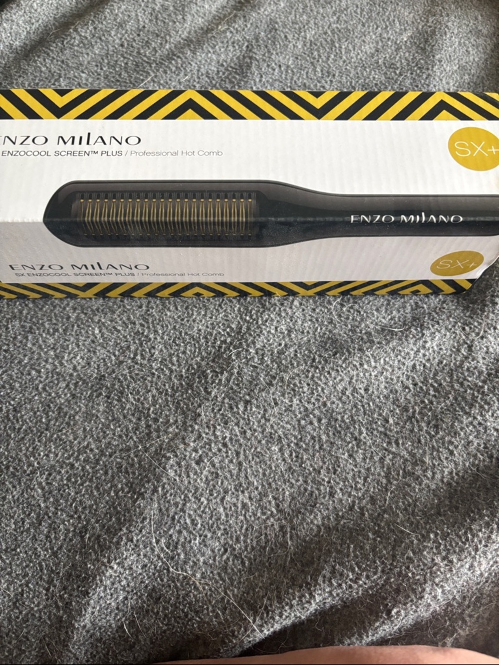 Black Professional Hot Comb - SX+Enzo Milano